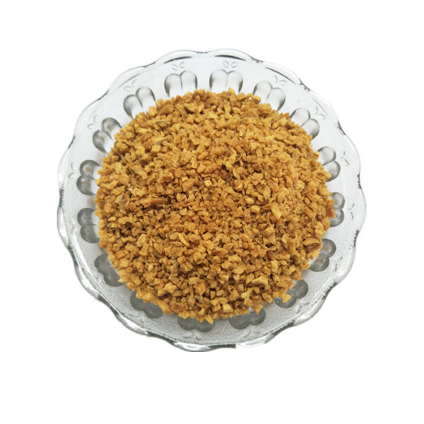 fried garlic granule color texture and particle size sample for bulk buyers