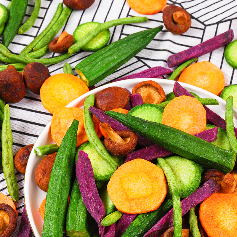 Fried mixed vegetables without additives