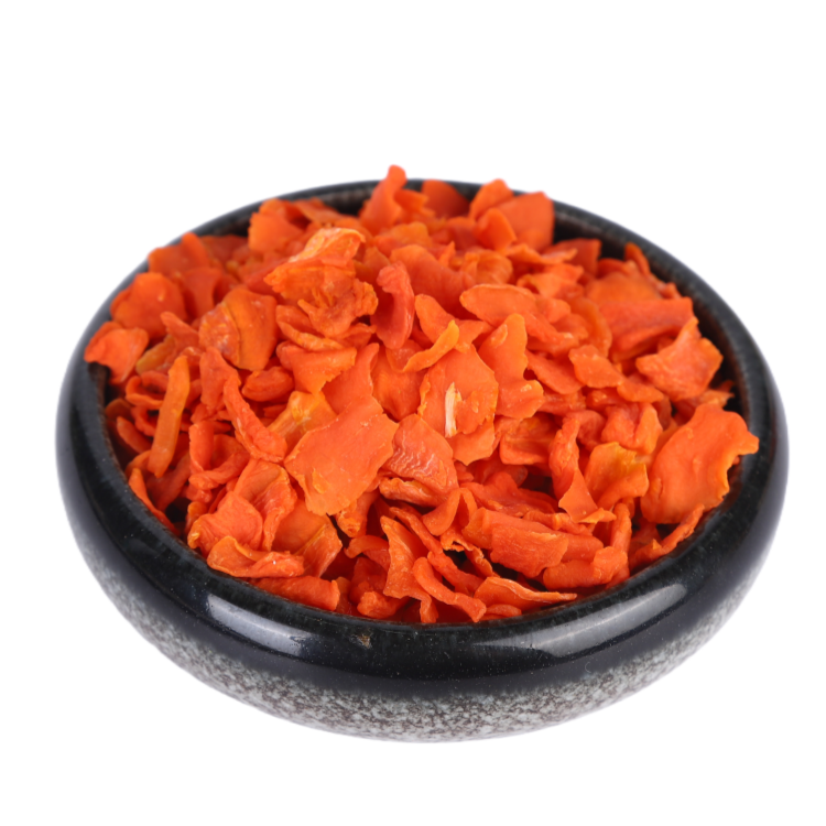 High quality dehydrated carrot flakes with low moisture and no additives