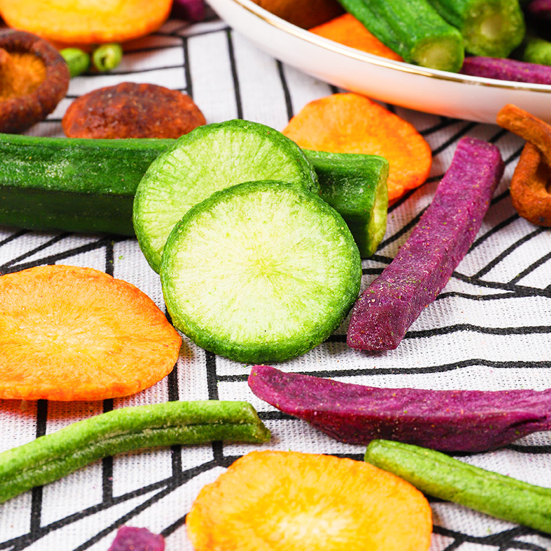 Premium fried mixed vegetable chips for food manufacturers