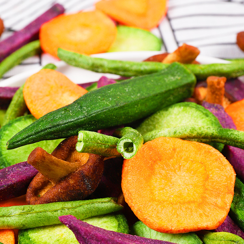 Ready-to-eat fried mixed vegetables ingredient