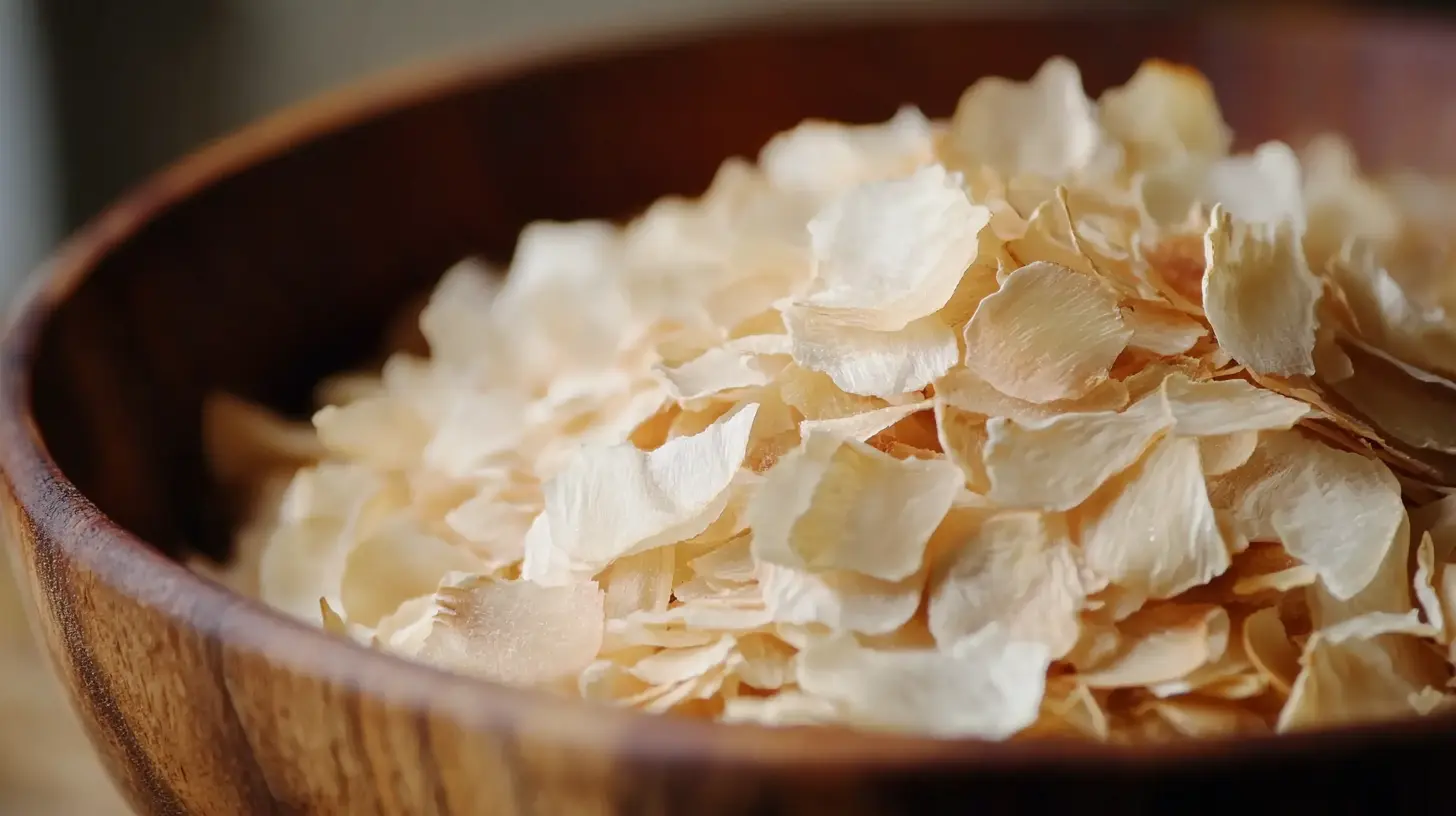 dehydrated garlic flakes food ingredient