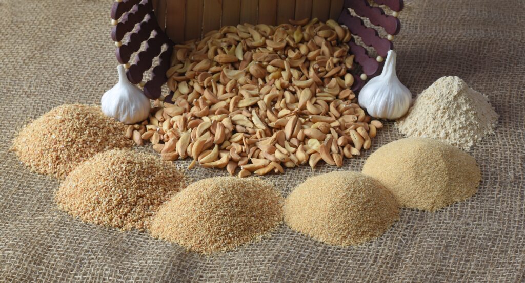 garlic granules 20-40 mesh size specification