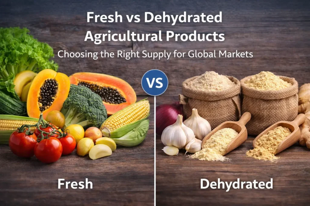 dehydrated vegetables vs fresh vegetables comparison
