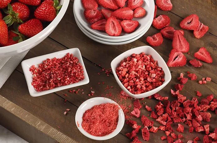 Bulk freeze-dried strawberries supplier from China
