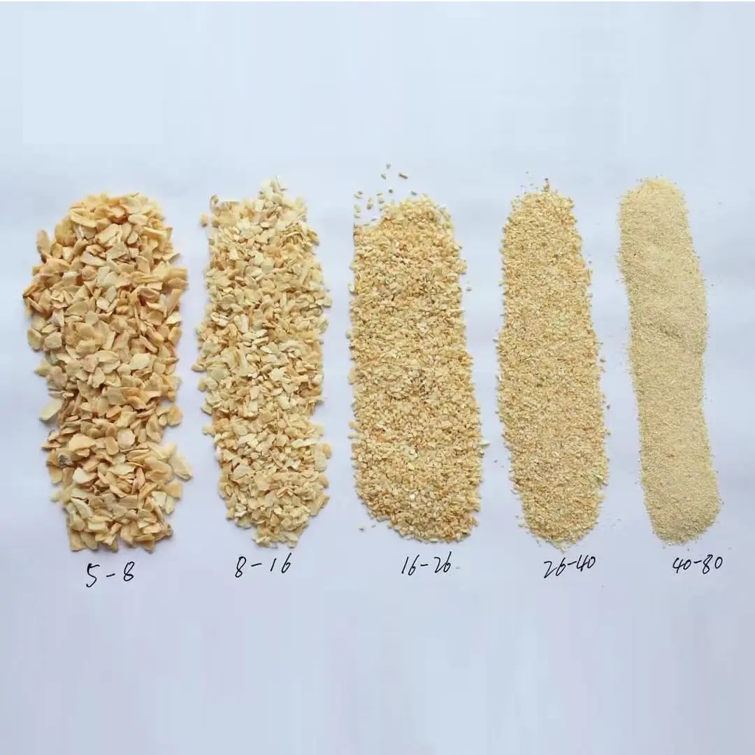 dehydrated garlic granules mesh size samples for bulk food ingredient buyers