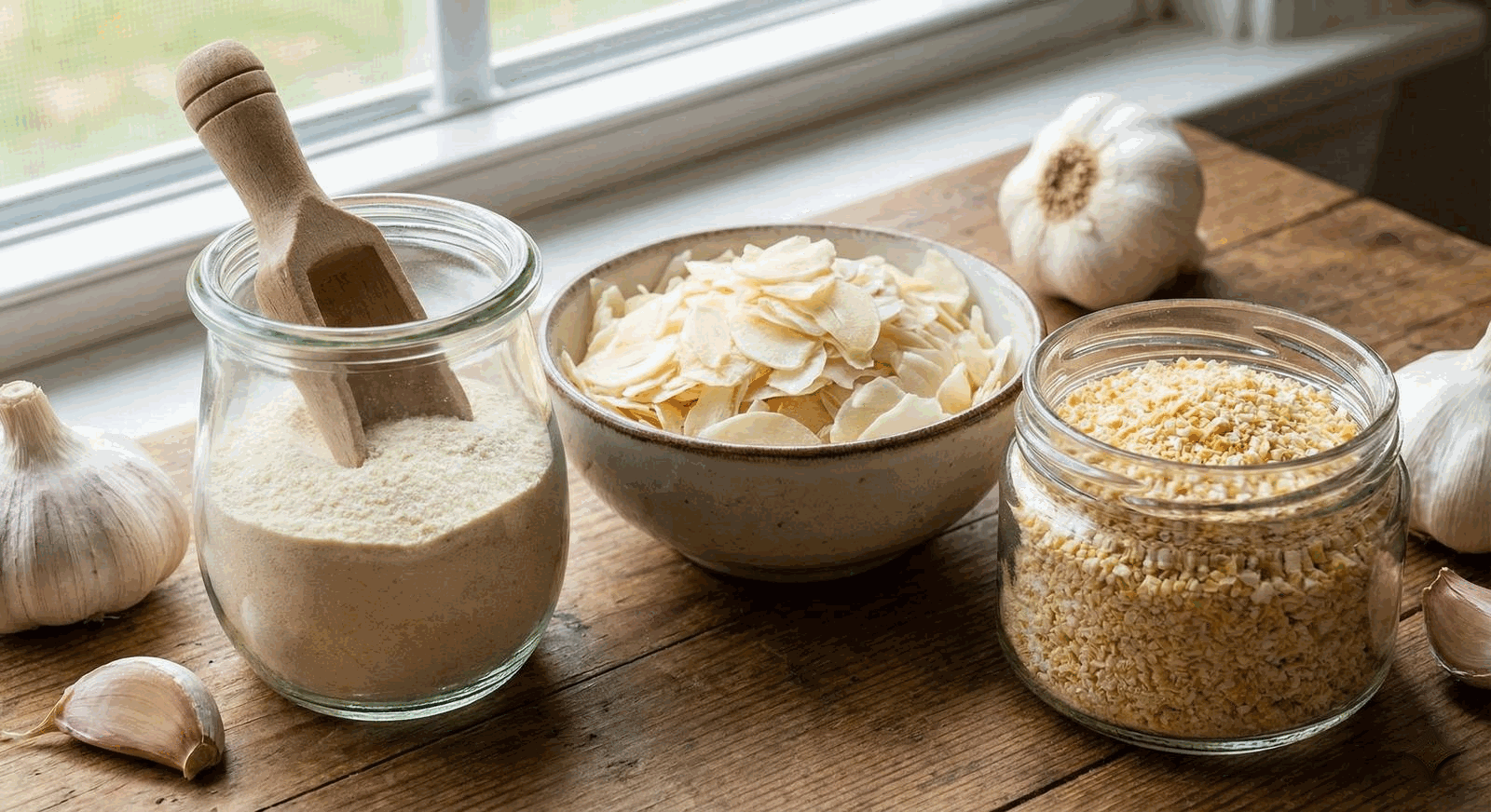 Dehydrated garlic granules for seasoning blend manufacturers in bulk supply